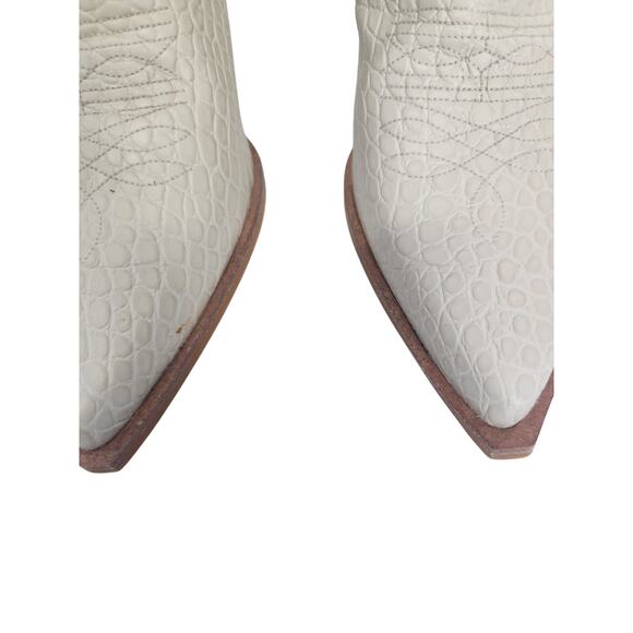 Steve Madden Wynter Boot Multi Croc Leather Western sz 6.5 - Picture 6 of 8